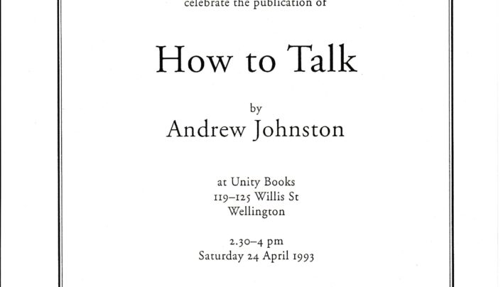 Andrew Johnston launch, 24th April 1993