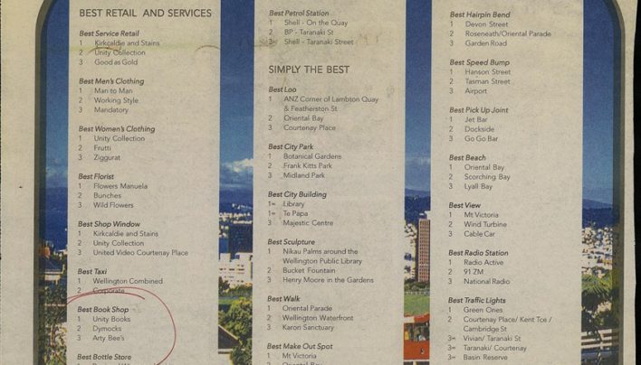 “Best of Wellington”,  Capital Times, 5th September 2005