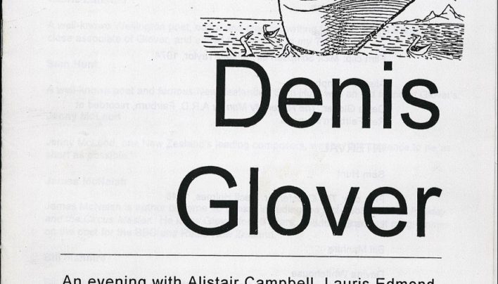 Denis Glover celebration, 14th September 1996