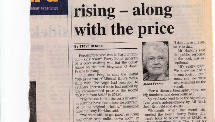 Book Pricing Article, Evening Post, 16th August 2000