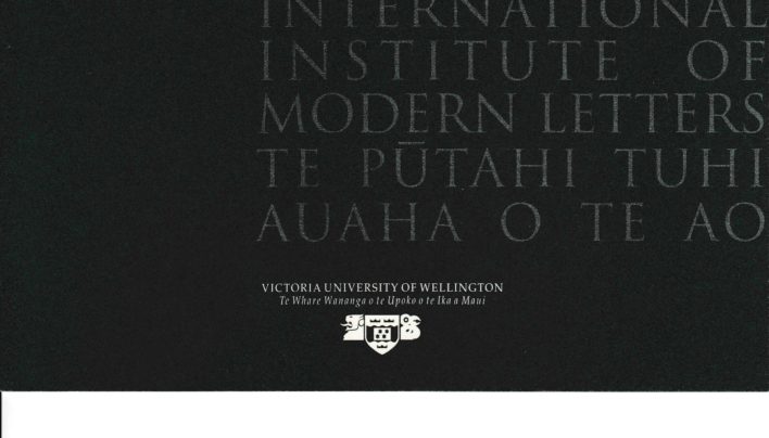 Inauguration of the International Institute of Modern Letters, 14th March 2001