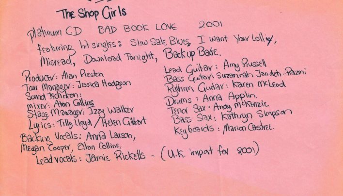 The Shop Girls: Bad Book Love, 2001