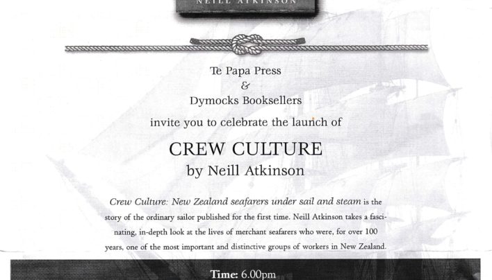 Crew Culture launch, 22nd November 2001