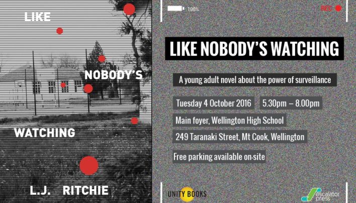 Like Nobody’s Watching launch, 4th October 2016