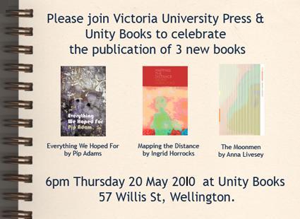 Victoria University Press combined launch, 20th May 2010
