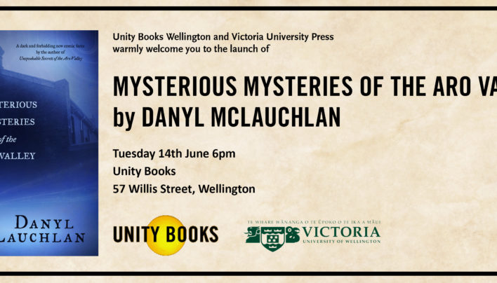 Mysterious Mysteries of the Aro Valley launch, 14th June 2016