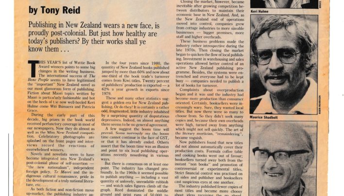 “By the Book” article, Listener, 20th December 1986