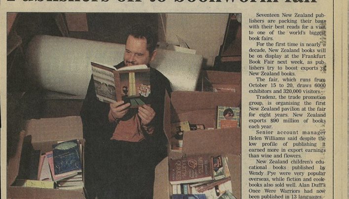 “Publishers off to Bookworm Fair”, The Evening Post, 10th October 1997