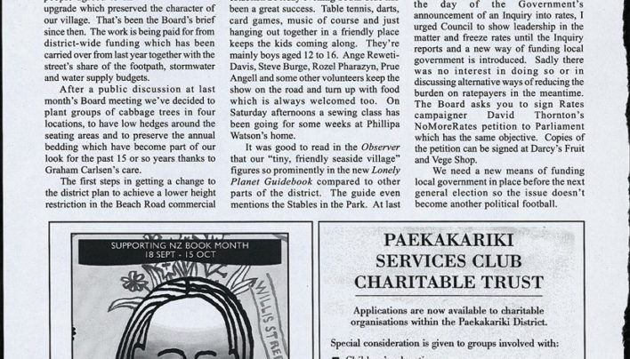 Advertisement, Paekakariki Xpressed, 22nd September 2006