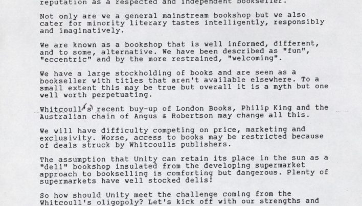 Whitcoulls buys London Bookshops Chain, 1993