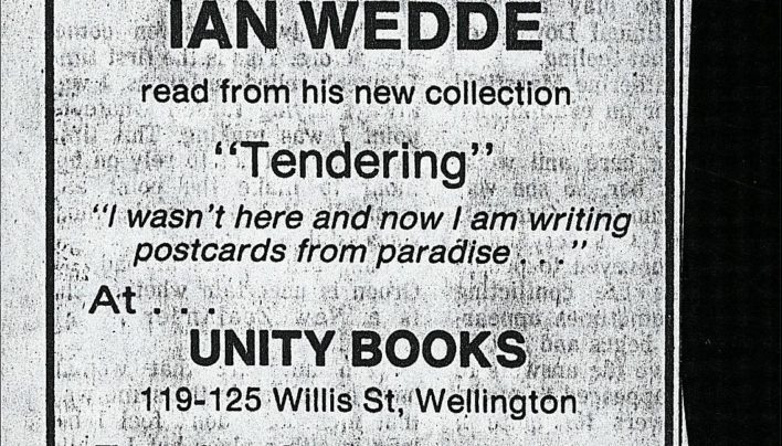 Ian Wedde advertisement, 8th October 1988