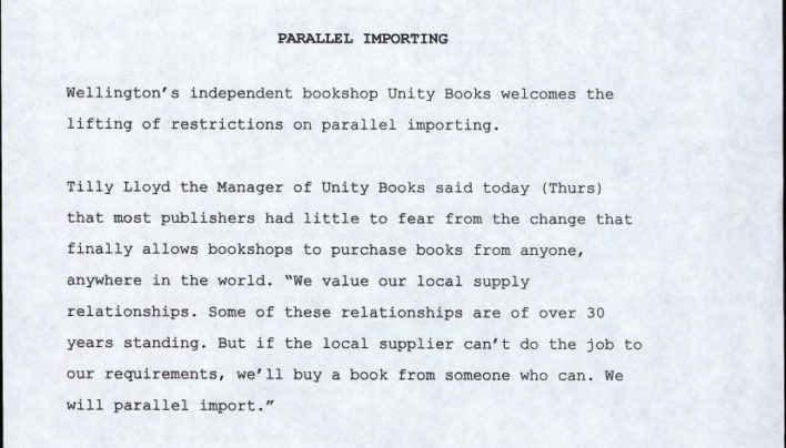 Parallel Importing Press Release, 21st May 1998