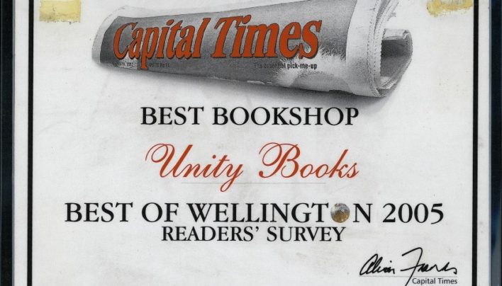 Best Bookshop Award, Capital Times Readers’ Survey, 2005