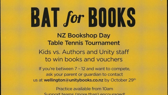 NZ Bookshop Day, 31st October 2015
