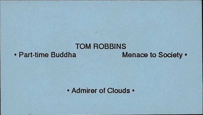 Tom Robbins events, 6th October 1995