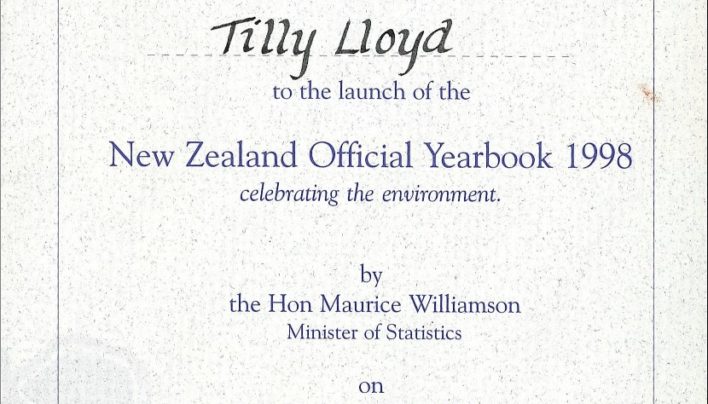 New Zealand Official Yearbook 1998 launch, 8th June 1998