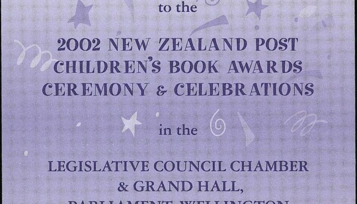 New Zealand Post Children’s Book Awards, 27th March 2002