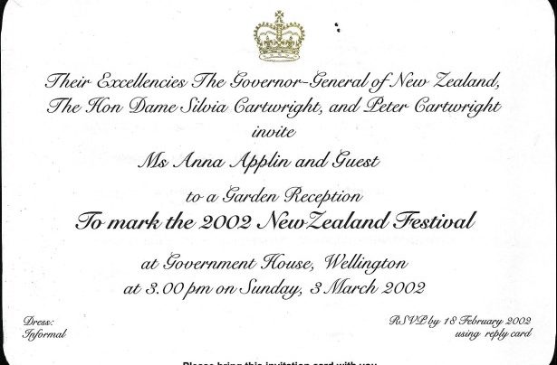 NZ Festival launch, 3rd March 2002