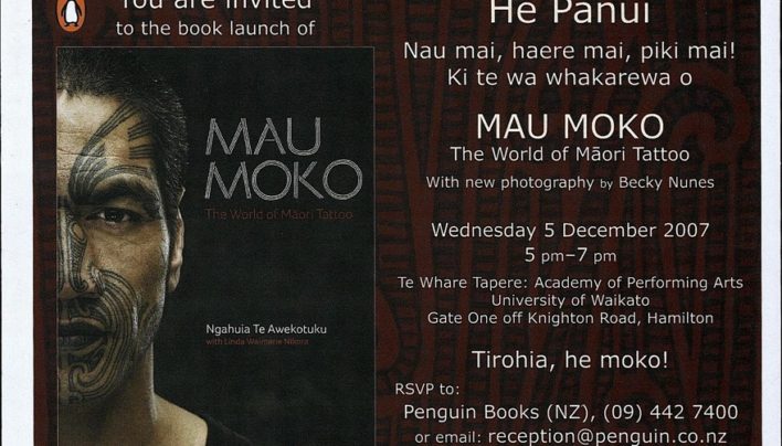 Mau Moko launch, 5th December 2007
