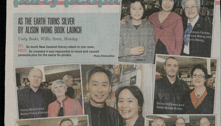 Alison Wong launch, Sunday Star-Times, 12th July 2009