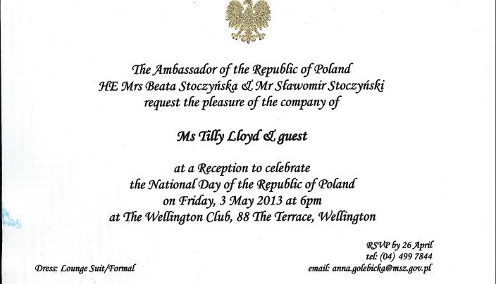 National Day of the Republic of Poland, 3rd May 2013