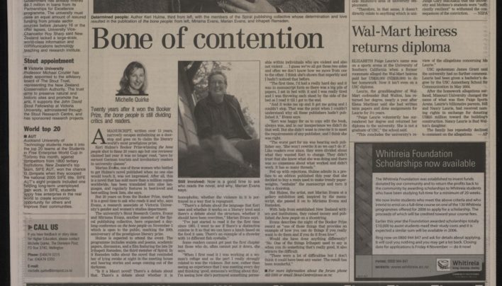 “Bone of Contention”, Dominion Post, 25th October 2005