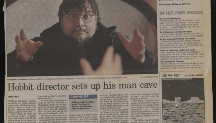 Guillermo del Toro article, The Dominion Post, 2009