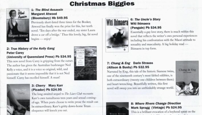 Summer Catalogue, December 2000