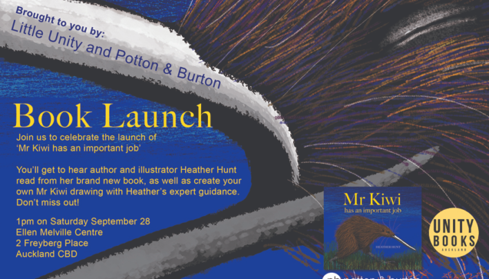 Offsite Auckland Book Launch: Mr Kiwi Has An Important Job | 1pm Saturday 28th September